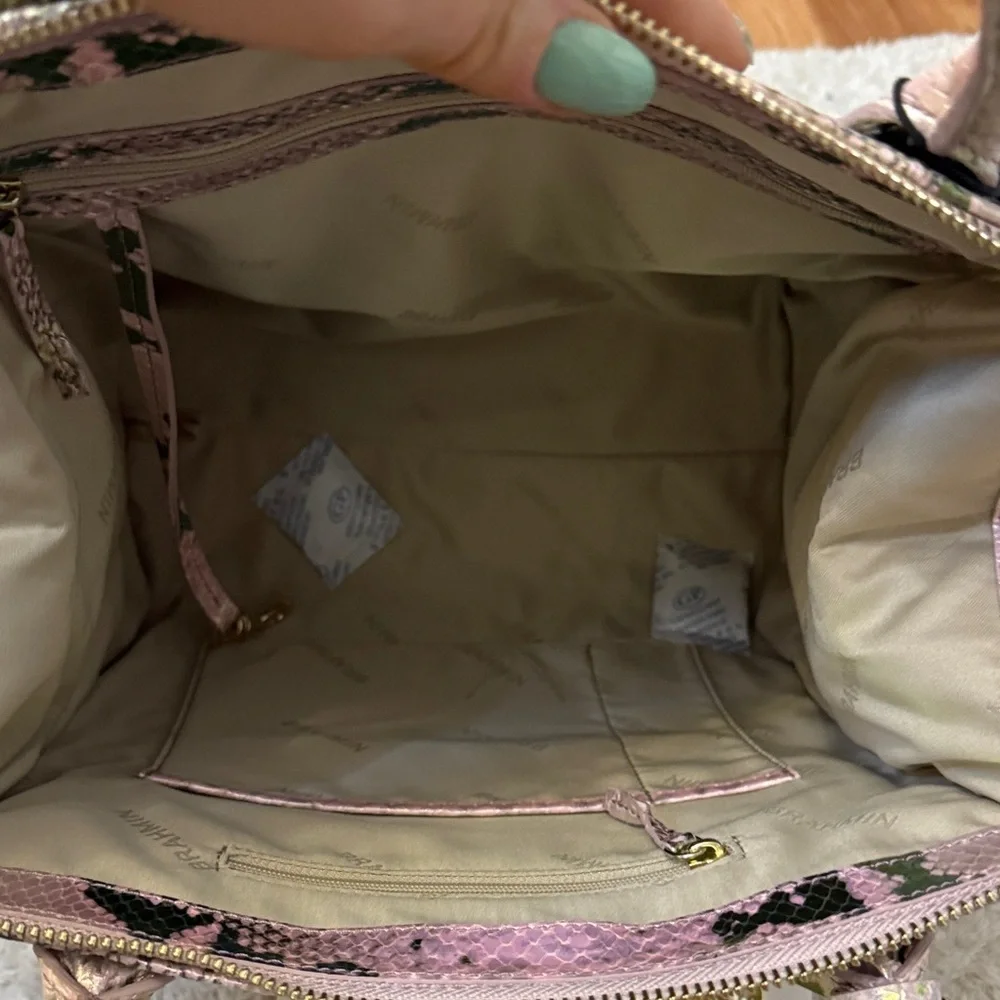 😊NWT Brahmin Small Caroline Blush Belladonna - Picture 8 of 9